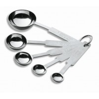 5 pcs. measuring spoon set s.teel inox
