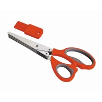 Tijeras 5 cortes + peine limpieza