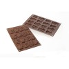 Chocolates silicone mold Choco Tags Xmas Silikomart
