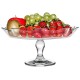 Plato vidrio con pie para tartas o frutas Splash 32 cm