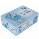 Blue metal box "La caja del bebé"