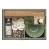 Bamboo gift set with aromatic oil diffuser flower