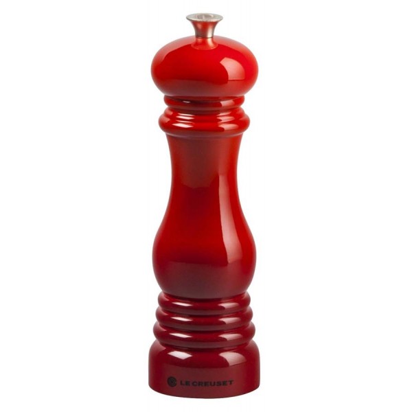 Cherry red pepper mill Le Creuset