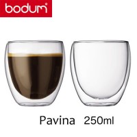 Bicchieri in vetro borosilicato 0,25 l Pavina Bodum (unità)