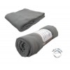 Fleece blanket dark grey 125 x150 cm