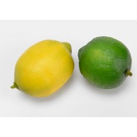 Limón artificial verde o amarillo 8cm