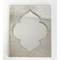 Espejo rectangular resina champagne marco espejo envejecido arabesco 47x60cm