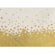Camino de mesa algodón navideño estrellas doradas 45x150cm