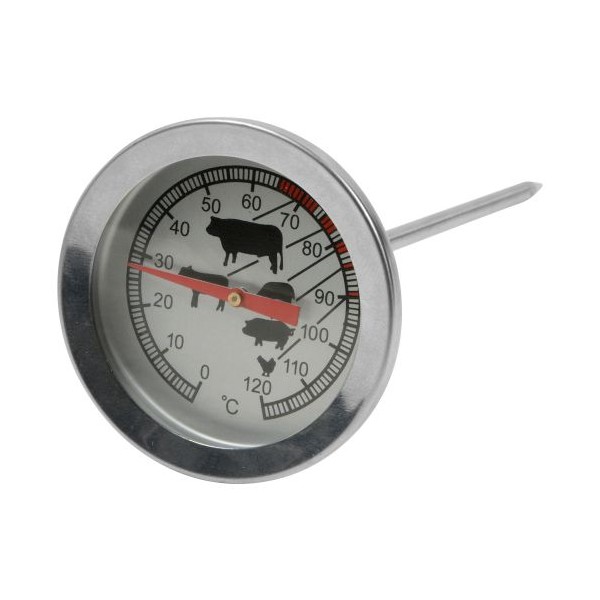 Termómetro para carnes con medidas Acero Inoxidable 5,5xh13cm