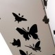 Paragüero metálico cuadrado mariposas 2 colores 15,50x49cm