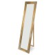 Espejo marco resina dorado envejecido esquinas relieve con soporte 43x163cm