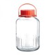 Frasco garrafa vidrio con tapa 3 litros