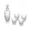 Set of glass for whiskey or liquors 5 pieces bottle + 4 glasses low Olympos Vista Alegre