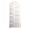 Espejo forma ventana vintage marco blanco 32,50x75h cm