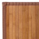 Alfombra tablillas bambú color natural 75x175cm