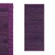 Alfombra tablillas bambú color violeta 75x175cm