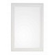 Espejo marco madera paulownia blanco 60x90 cm
