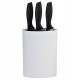 Taco bloque soporte para cuchillos tacoma blanco 16,5x7x22,3h cm