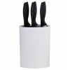 Taco bloque soporte para cuchillos tacoma blanco 16,5x7x22,3h cm