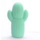 Lámparal sobremesa porcelana cactus verde claro 12x19x30h cm