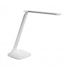 Lámpara de mesa flexo Werlist blanca y plateada LED 10W