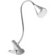 Lámpara de pinza flexo Globe plata LED 3,2W