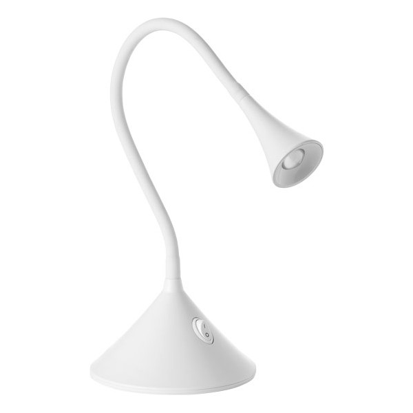 Lámpara de mesa flexo Cala blanco LED 3,5W