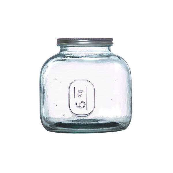Glass storage jar Latina Guzzini