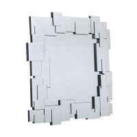 Espejo de pared veneciano moderno cuadrado Retales 100x100cm