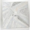 Lienzo cuadro abstracto tonos grises y plata 2 modelos 80x80 cm