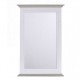 Espejo de pared madera con marco blanco y gris Syria 66x95h cm