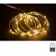 Cadena guirnalda luz navidad 40 luces micro-led color amarillo IP20
