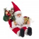 Muñeco de Navidad Papa Noel con regalos Tradizionale sentado 20x13x30h cm