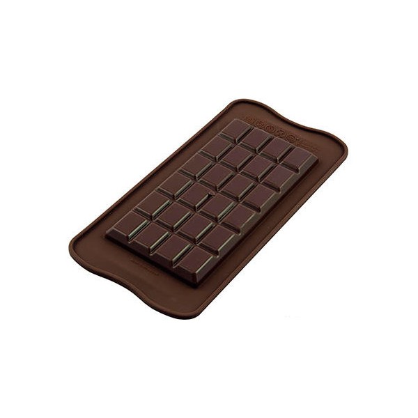 Molde silicona para hacer tableta de chocolate clásica Silikomart