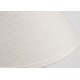 Lámpara de sobremesa pie madera gris envejecido con pantalla blanca Alice 20xh48 cm