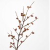 Rama árbol artificial marrón con bellotas 93h cm