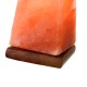 Lámpara de sobremesa obelisco roca de sal anaranjada 9xh24 cm