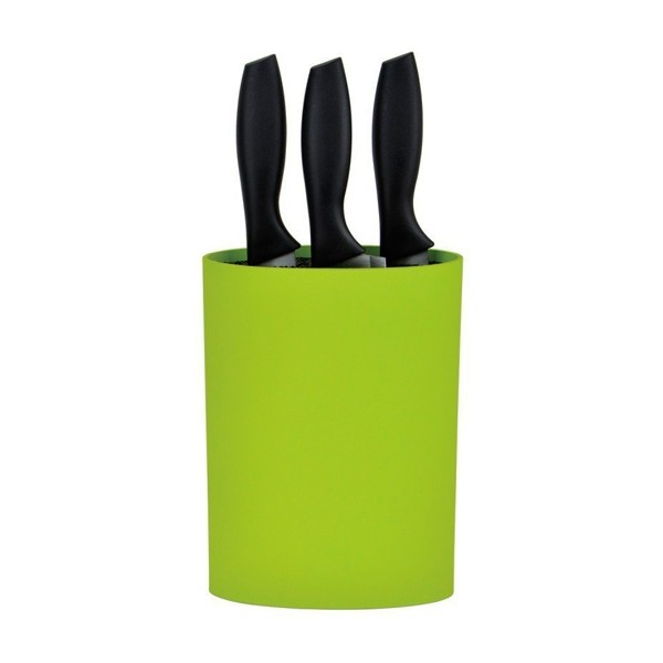 Taco bloque soporte para cuchillos tacoma verde 16,5x7x22,3h cm