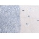 Cojín rectangular con relleno algodón hilos degradados azul 30x50 cm