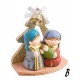 Belén navideño Misterio infantil cerámica Magdala Estrella o Abeto 11,5x6x12,5h cm