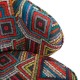 Silla de comedor patas madera tapizado estampado colores Abenaki 59x58x80h cm