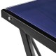 Mesa escritorio cristal templado estampado Lápices blanco y negro 77x50x79h cm