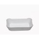 Bowl cuenco rectangular porcelana blanca 12,7x6,6x3h cm