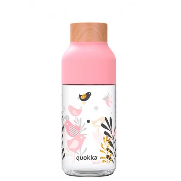 Botella infantil de tritan estampado pájaros rosas Ice Birds 57cl