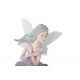 Figura poliresina Hada vestido lila 12x13x25h cm