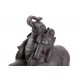 Figura Elefante con 2 crías Resina efecto madera marrón oscuro 26x10x23cm