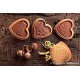 Molde silicona galletas chocolate + cortador rectangular Cookie Love Silikomart