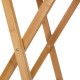 Mesa auxiliar plegable madera bambú 49,50x37,50x65,50h cm